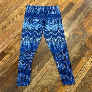 Desigual XL blue tones leggings